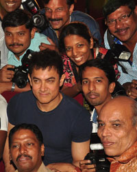 Aamir Khan at PK First Look Launch