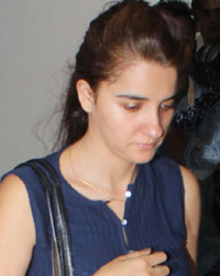 Shruti Seth at Prayer Meet of Krsuhna Abhishek`s Father