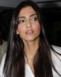 Sonam Kapoor at Prayer Meeting of Rajjat Barjatya