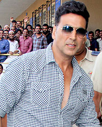 Akshay Kumar at Press Meet on Crime Agains Women