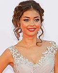 Actress Sarah Hyland arrives at the 64th Primetime Emmy Awards in Los Angeles