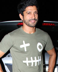 Farhan Akhtar at Priyanka Snapped at Mehboob Studio