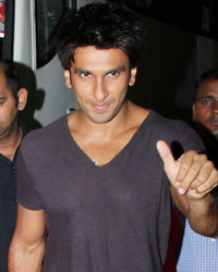 Ranveer Singh at Priyanka Snapped at Mehboob Studio