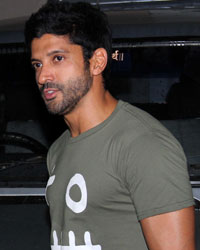 Farhan Akhtar at Priyanka Snapped at Mehboob Studio