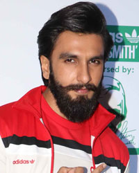 Ranveer Singh at Promotion of Adidas Stan Smith Tennis Shoes