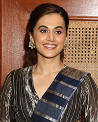 Taapsee Pannu at Promotion of Mission Mangal