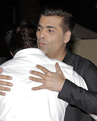 Karan Johar at Ram Mukherjee Prayer Meet