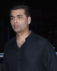 Karan Johar at Ram Mukherjee Prayer Meet