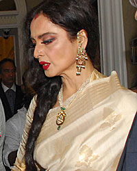 Rekha at Rekha Inaugurates Sahachari Foundation Exhibition