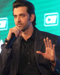 Hrithik Roshan at Roshan Trio Felicitated by CII