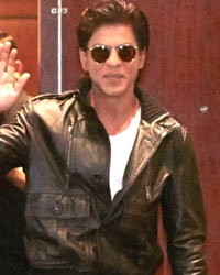 Shah Rukh Khan at SLAM The Tour Houston Press Meet