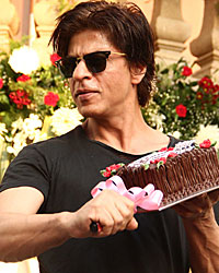 Shah Rukh Khan at SRK Celebrates His Birthday With Media