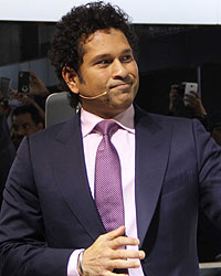 Sachin Tendulkar at Sachin Unveils BMW at Auto Expo 2014