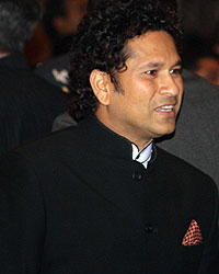 Sachin Tendulkar at Sachin and CNR Rao Conferred Bharat Ratna