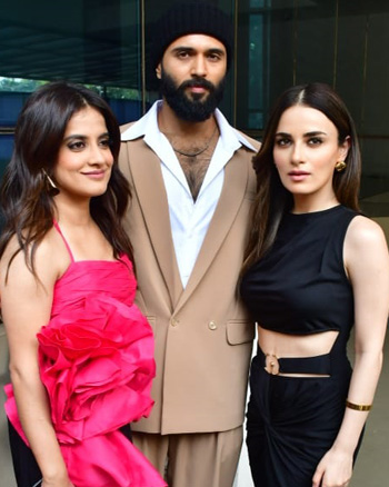 Jasleen Royal, Vijay Deverakonda and Radhika Madan