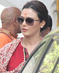 Preity Zinta at Salmans Ganpati Celebrations