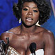 Viola Davis accepts the award for outstanding performance by a female actor in a leading role at the 18th annual Screen Actors Guild Awards