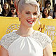 Kelly Osbourne poses on arrival at the 18th annual Screen Actors Guild Awards in Los Angeles