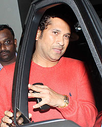 Sachin Tendulkar at Screening of Lai Bhaari for Sachin