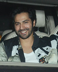 Varun Dhawan at Screening of Padmaavat at YRF Studios