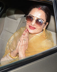 Rekha at Screening of Padmaavat at YRF Studios