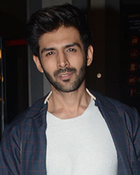 Kartik Aaryan at Screening of Sonu Ke Titu Ki Sweety