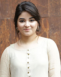 Zaira Wasim at Secret Superstar Film Promotion