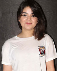 Zaira Wasim at Secret Superstar Special Screening