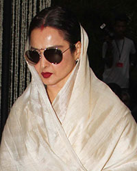 Rekha at Shashi Kapoor Prayer Meet