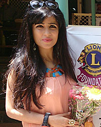 Shibani Kashyap at Shibani Inaugurates Homoeopathy Medical Camp