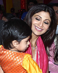 Shilpa Shetty at Shilpa Shetty at ISKCON Temple