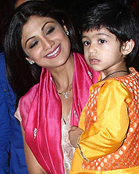 Shilpa Shetty at Shilpa Shetty at ISKCON Temple