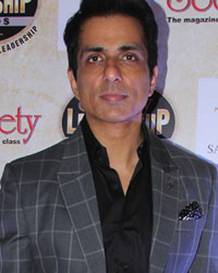 Sonu Sood at Society Leadership Awards 2017