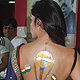Sofia Hayat with World Cup tattoo