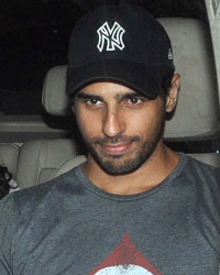 Sidharth Malhotra at Special Screening of Baahubali