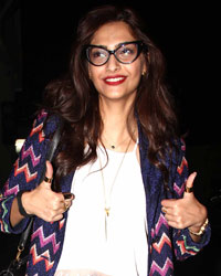 Sonam Kapoor at Special Screening of Khoobsurat at PVR