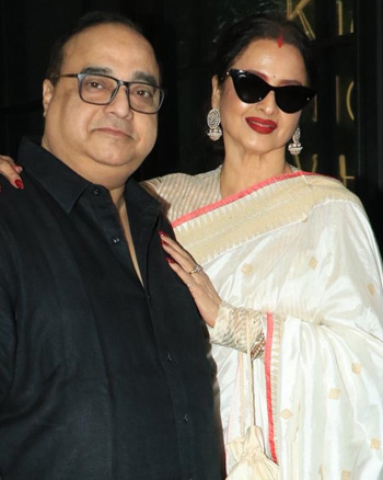Rajkumar Santoshi and Rekha