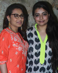 Rani Mukherjee and Vaibhavi Merchant
