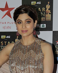 Shamita Shetty at Star Screen Awards Red Carpet 2017