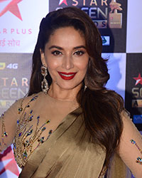 Madhuri Dixit at Star Screen Awards Red Carpet 2017