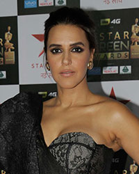 Neha Dhupia at Star Screen Awards Red Carpet 2017