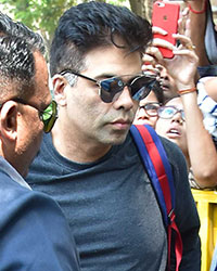 Karan Johar at Stars Pay Last Respects To Sridevi