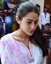 Sara Ali Khan at Stars Pay Last Respects To Sridevi