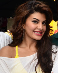 Jacqueline Fernandez on the sets of 'ROY'