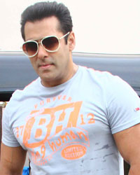 Salman Khan snapped at Mehboob Studio Salman Khan snapped at Mehboob Studio