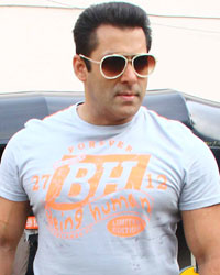 Salman Khan snapped at Mehboob Studio Salman Khan snapped at Mehboob Studio