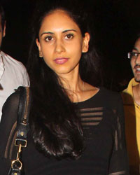 John Abraham with his wife Priya Runchal at his friend's house at bandra John Abraham with his wife Priya Runchal at his friend's house at bandra