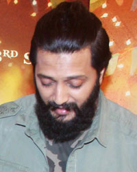 Krishika Lulla, Ravi Jadhav and Riteish Deshmukh during the media interaction of film Banjo