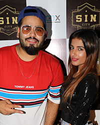 Deepak Kalra with Chitralekha Sen during the poster launch ofthe film HALF BOYFRIEND at SIN CITY