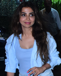 Sshura Khan and Arbaaz Khan outside a clinic